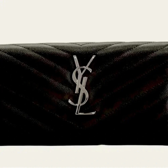 Yves Saint Laurent Handbags - YSL Monogram Large Flap Wallet in Grained Leather
NEW NEVER USED